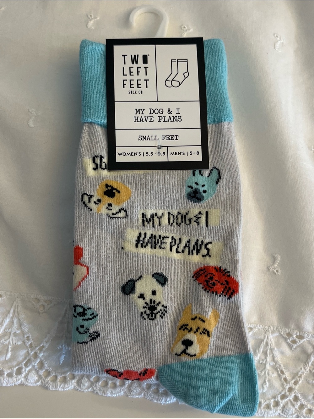 NWT dog mom crew socks (size S)